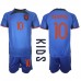 Cheap Netherlands Memphis Depay #10 Away Football Kit Children World Cup 2022 Short Sleeve (+ pants)